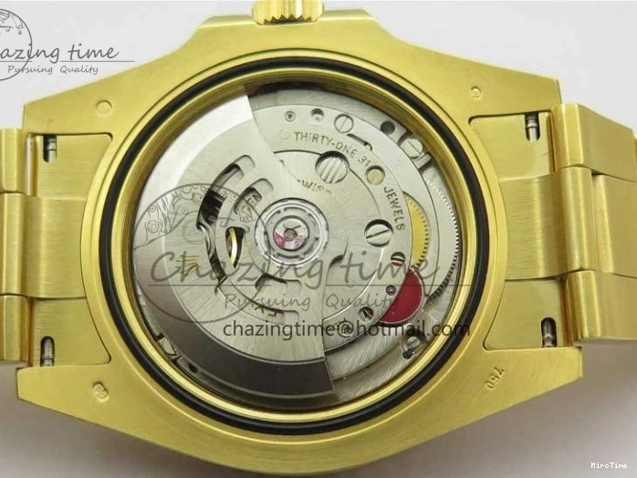 MiroTime 1223 Unisex Submariner 41mm 126618 LB YG EWF Blue Dial on YG Bracelet A 2615